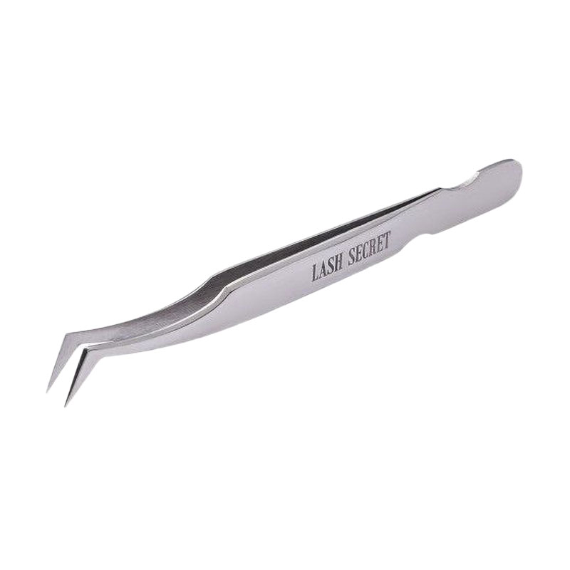 Пінцет Lash Secret L, дзеркальне сяйво, 1 шт (pl051029)